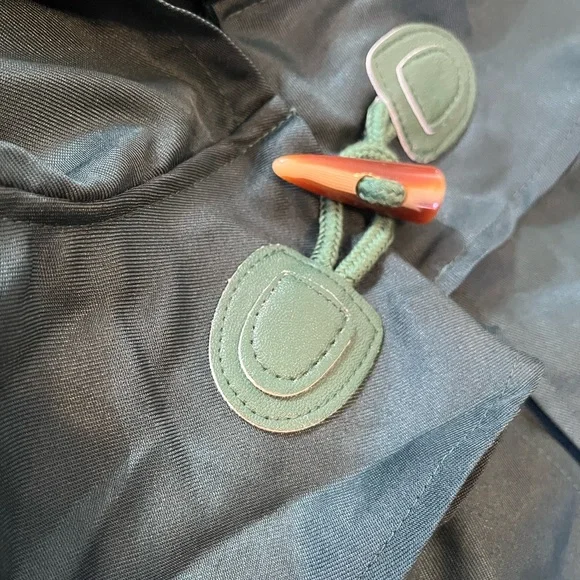 Unisex Dark Green Hooded Cloak - Picture 11 of 11